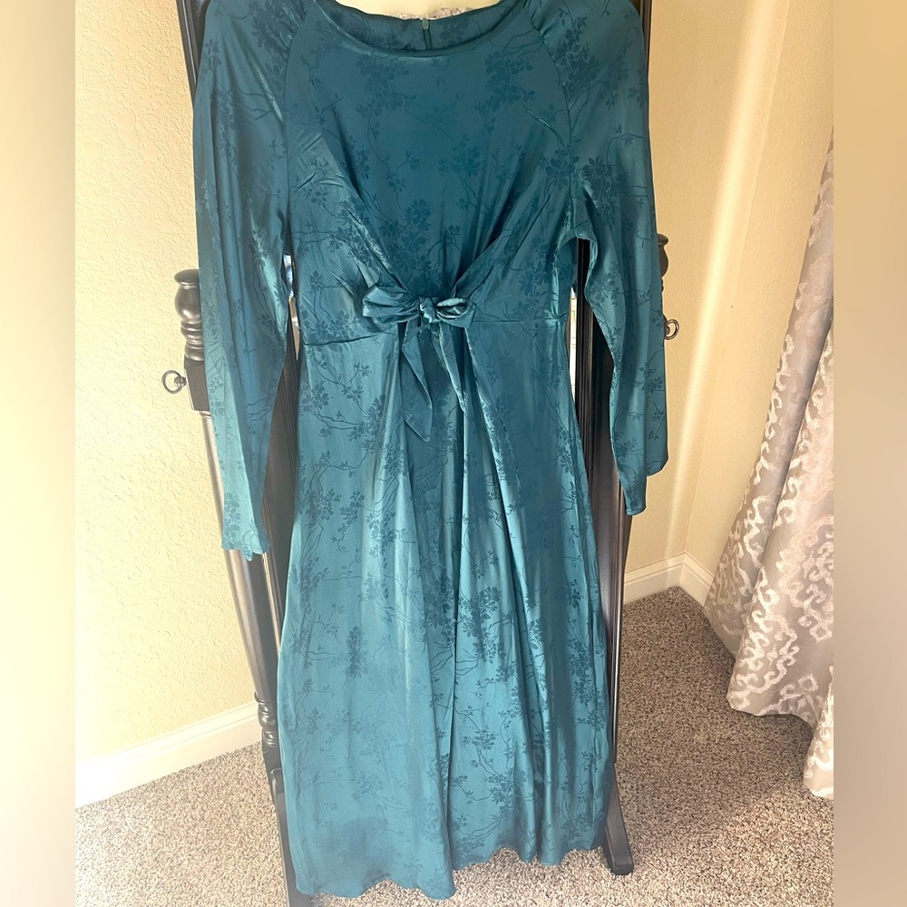 Dark green dress